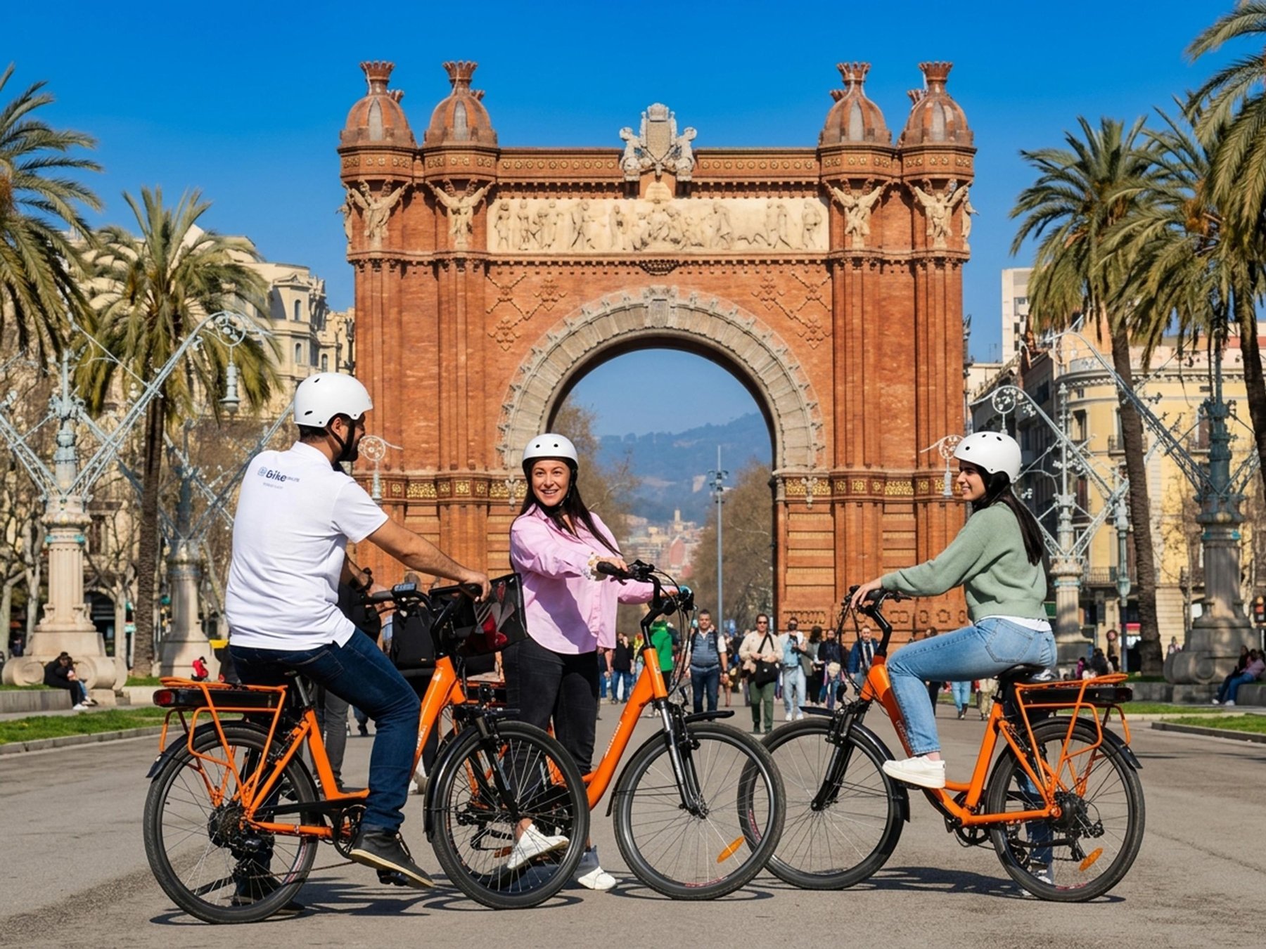 In Barcelona: Gaudí-Höhepunkte Fahrrad-/E-Bike-Tour & Tapas