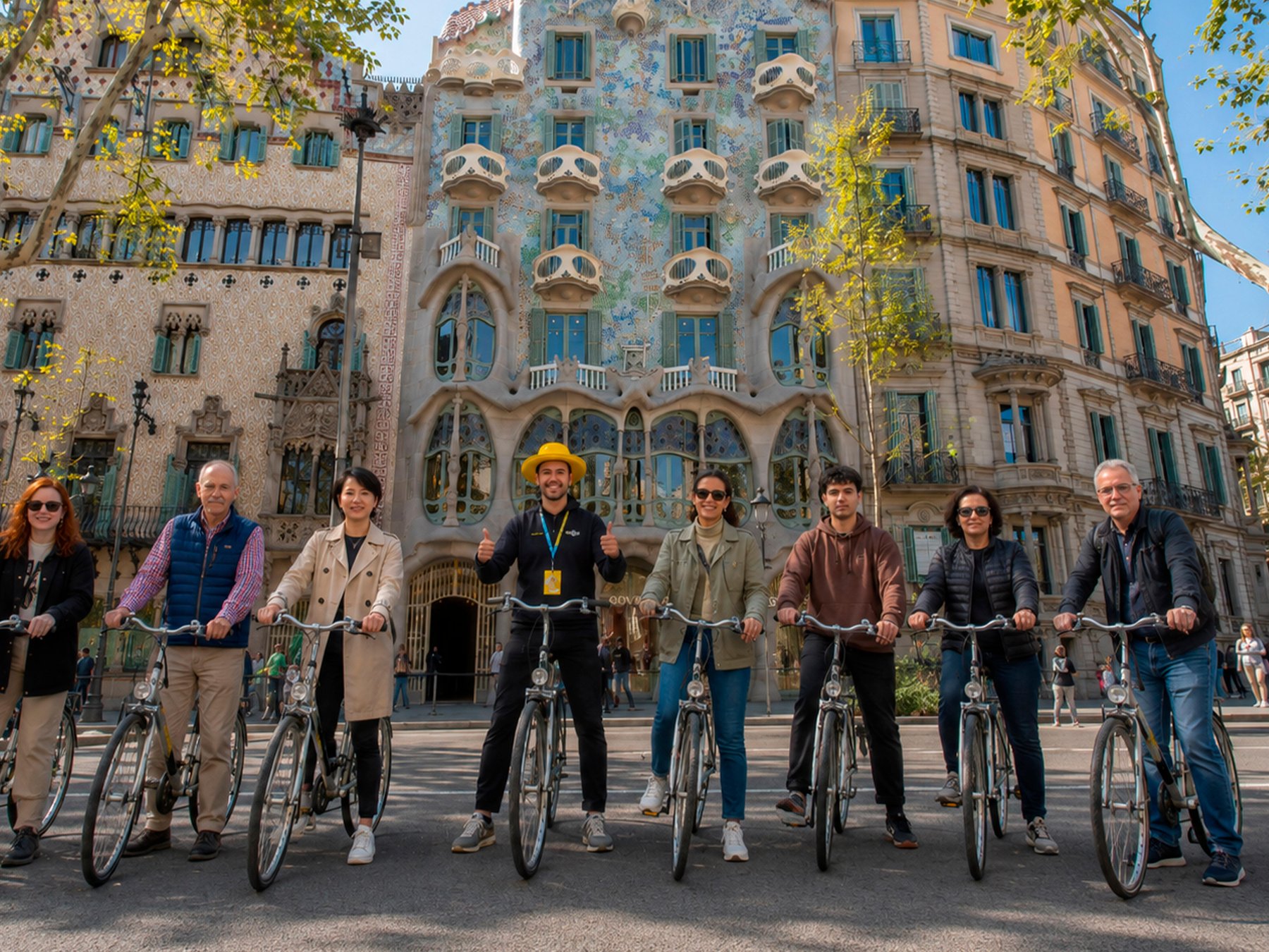 Top Highlights Fahrradtour mit Sagrada Familia
