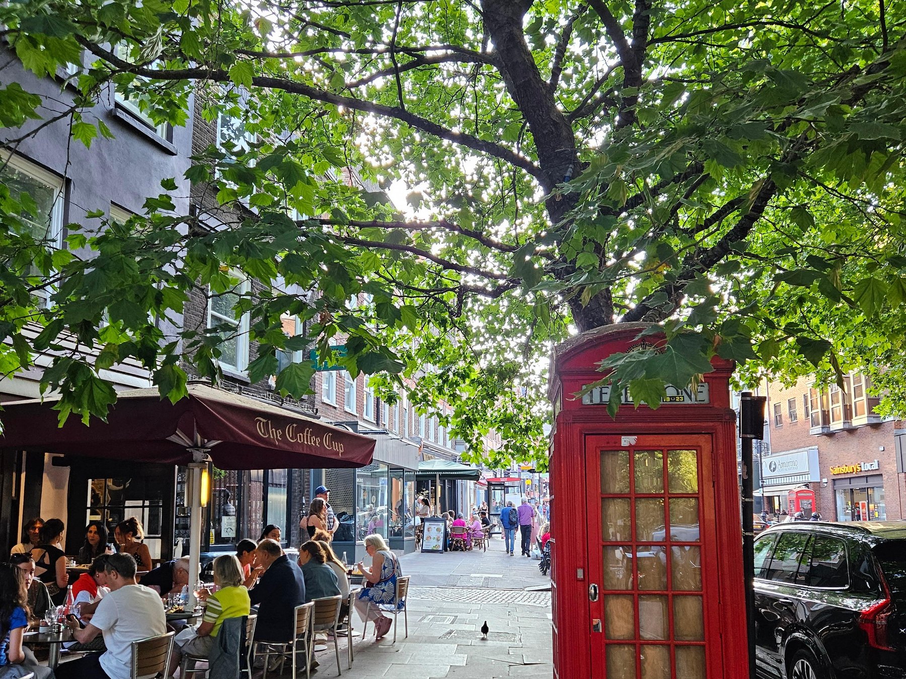 Hampstead Village: Rundgang, der in einem Restaurant/Café endet