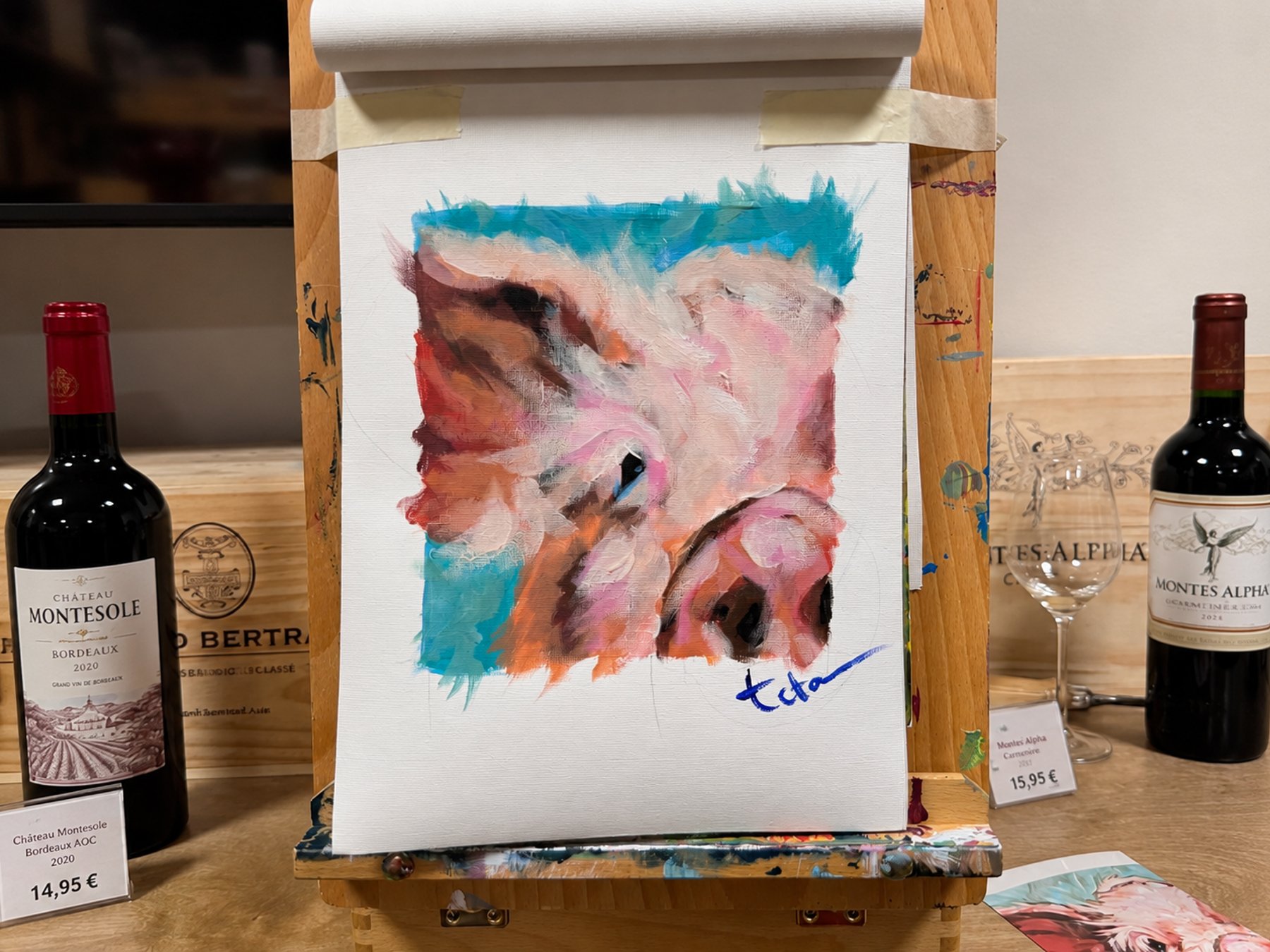 Berlin: exklusives Genussatelier - Kunst trifft Weingenuss