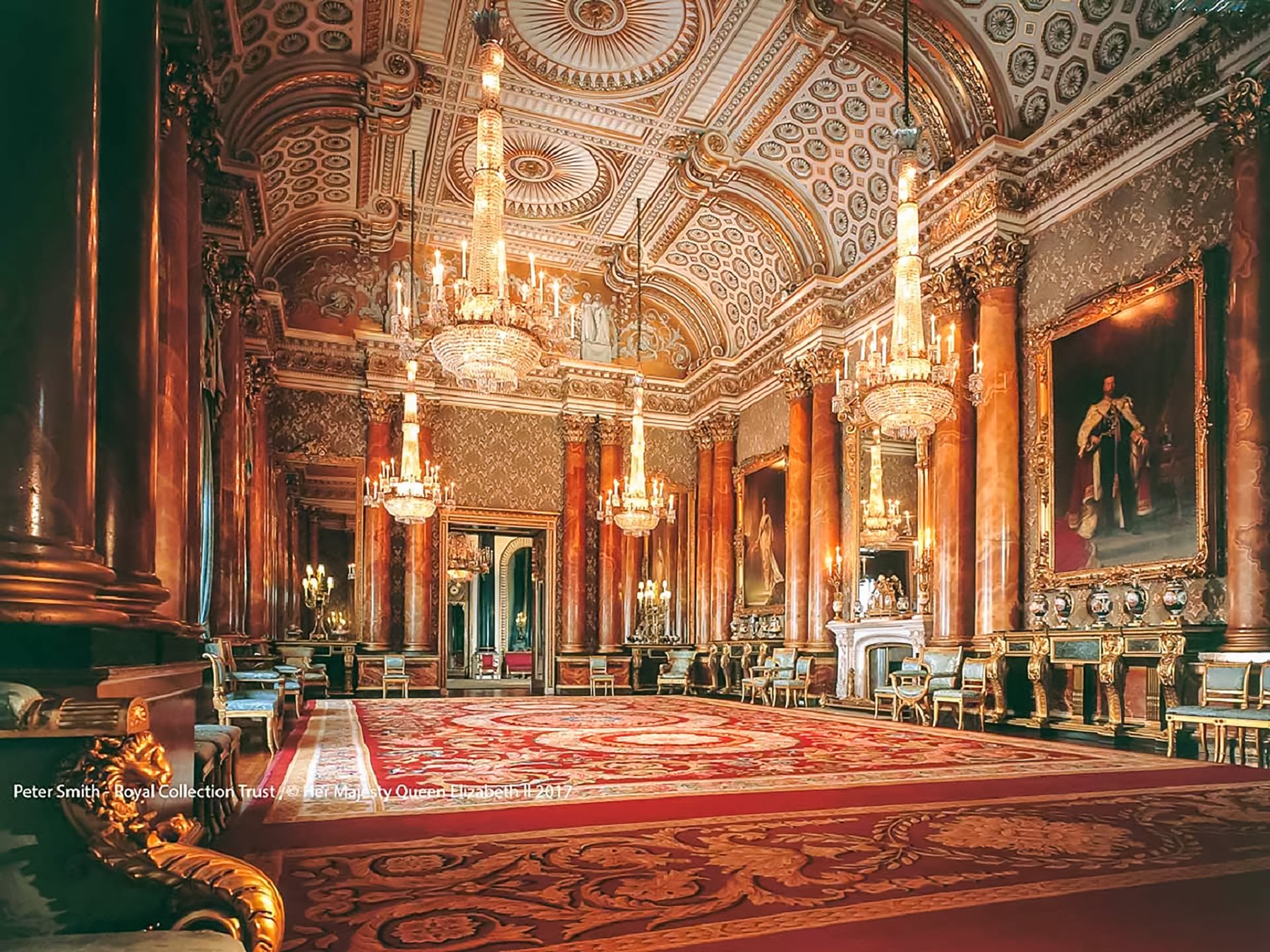 Die Königsgalerie im Buckingham Palast