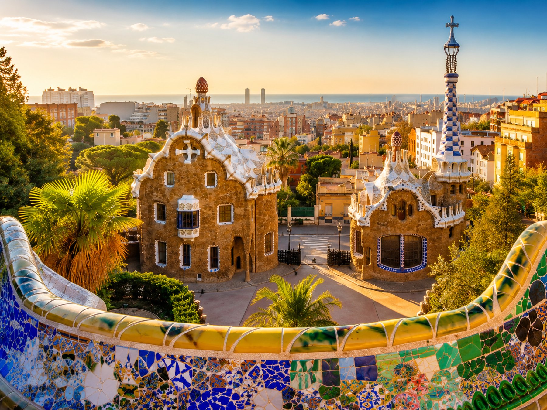 Park Guell Geführte Tour mit Schnelleinlass1 Stunde -