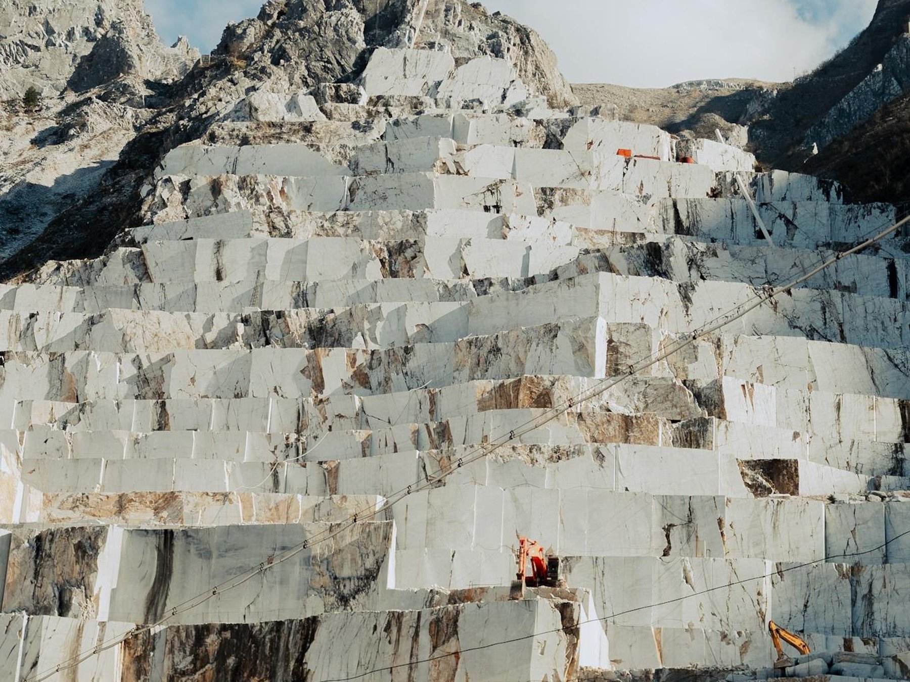 Carrara Michelangelo-Steinbrüche und Carrara-Kunststudios-Tour
