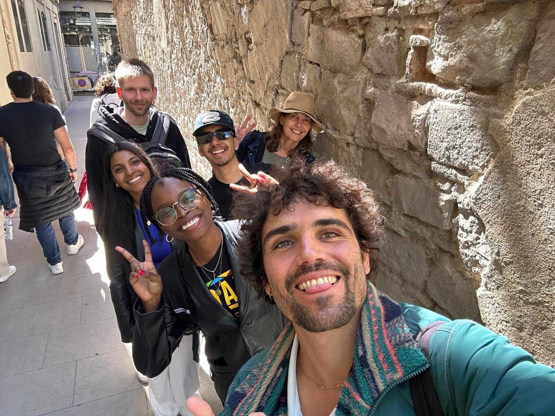 In Barcelona Gotisches Viertel Rundgang mit einem Lokalen Führer