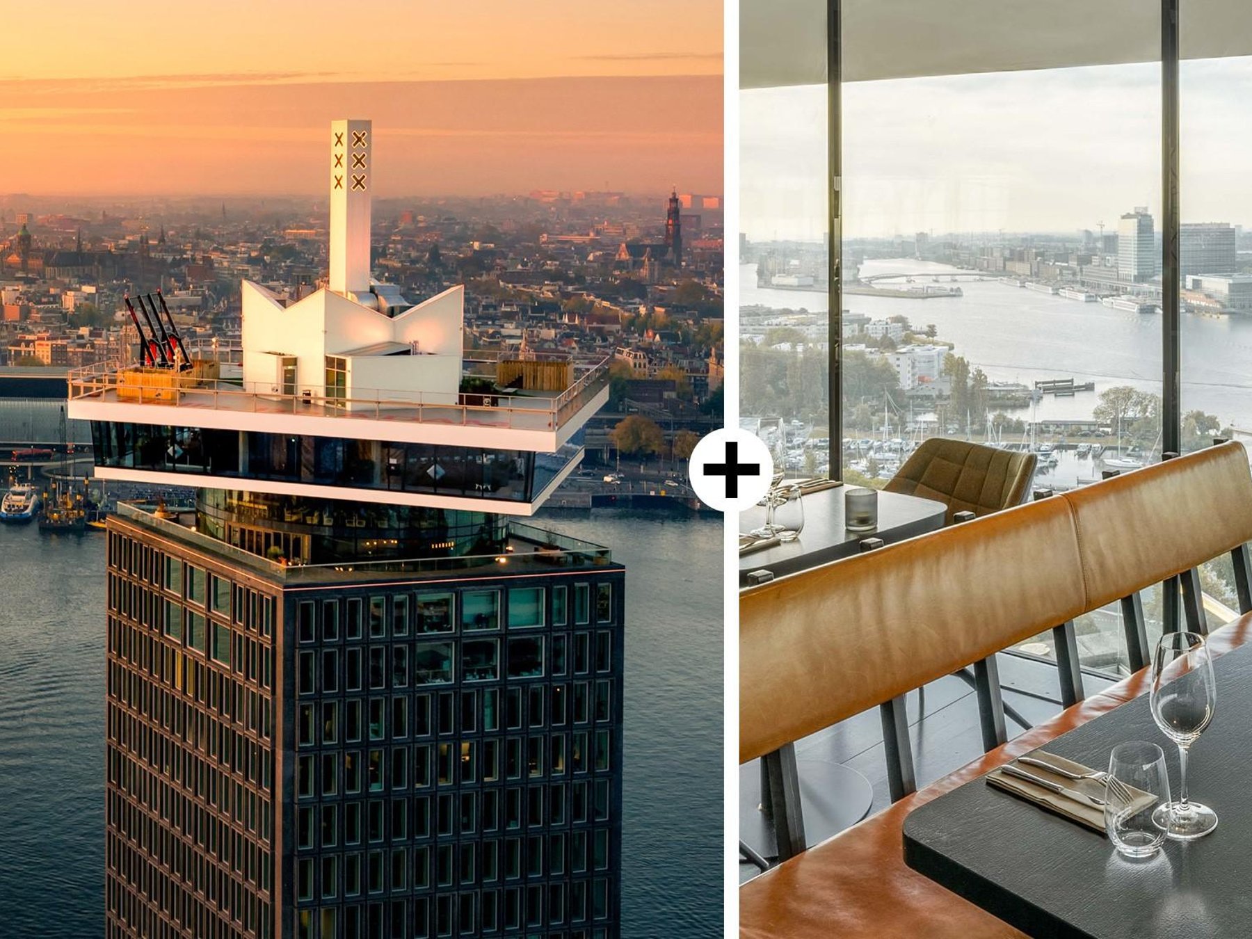 A'DAM Lookout: Toegangsticket + burgermenu