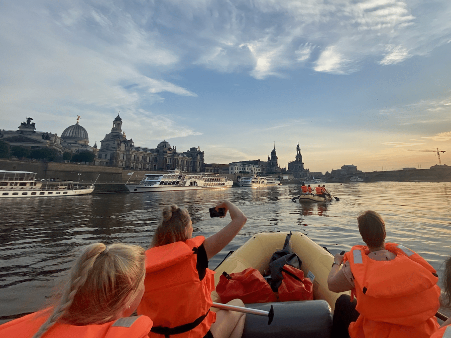 Schlauchboot-Tour durch die Altstadt