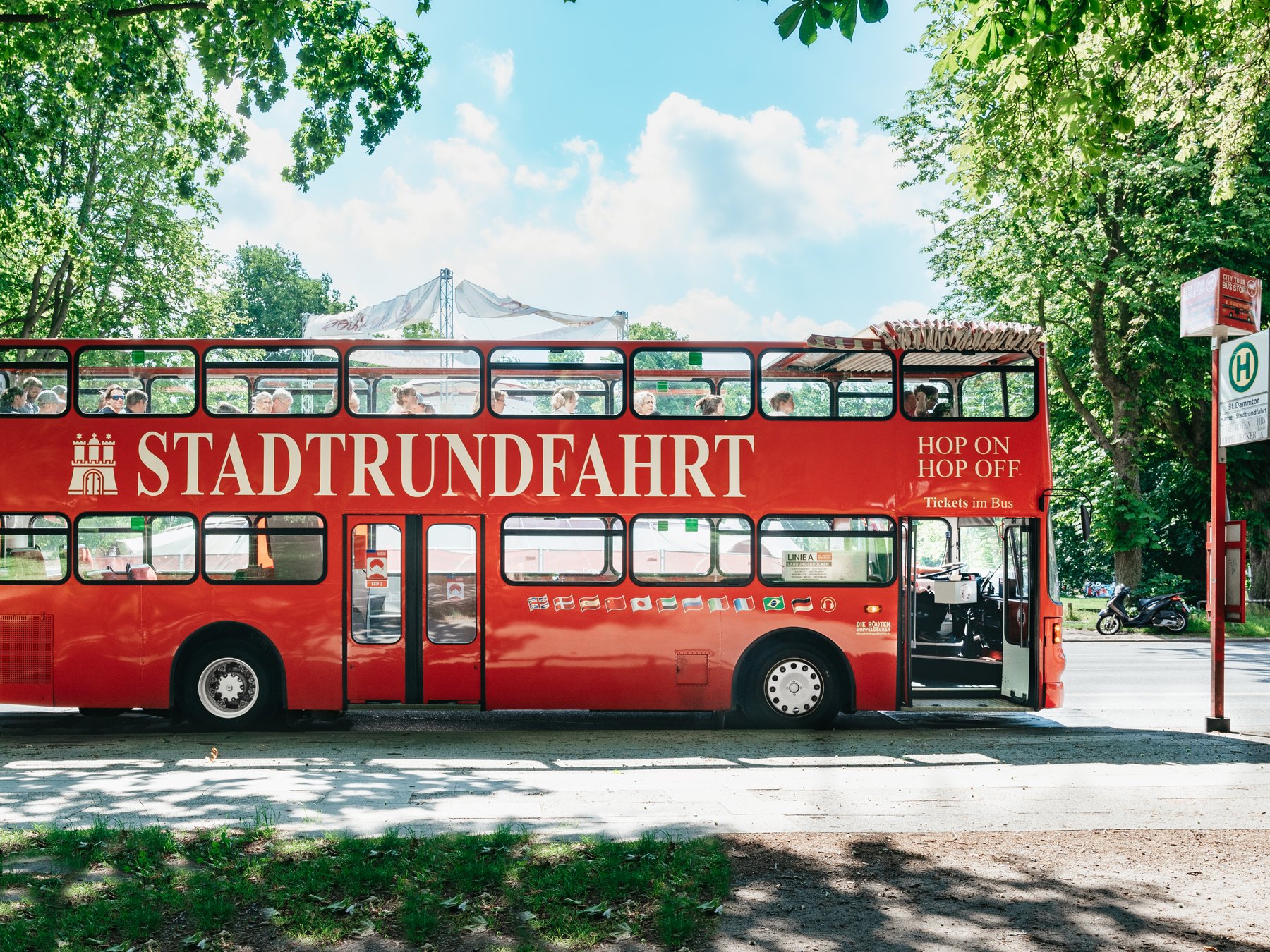 Linie A Stadtrundfahrt Hop-On Hop-Off Bus-Tour