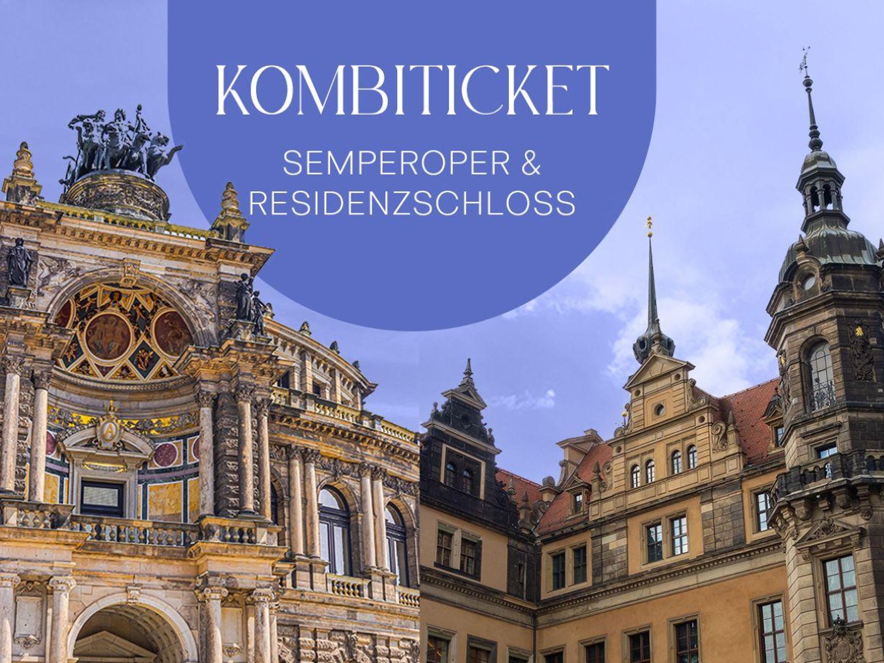 In DresdenSemperoper und Residenzschloss