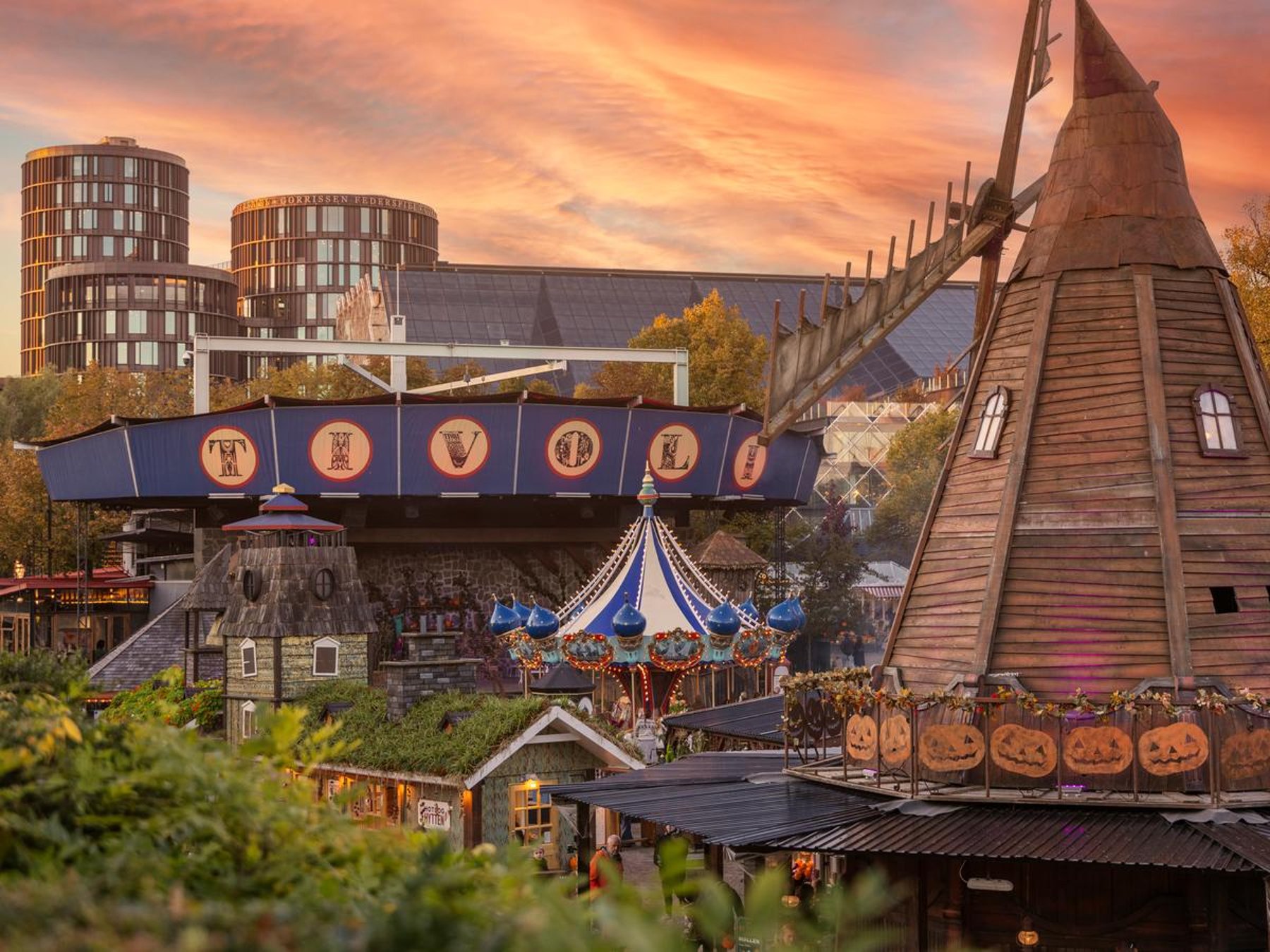 Kopenhagen Tivoli Gärten Halloween Eintrittskarte & Fahrpass