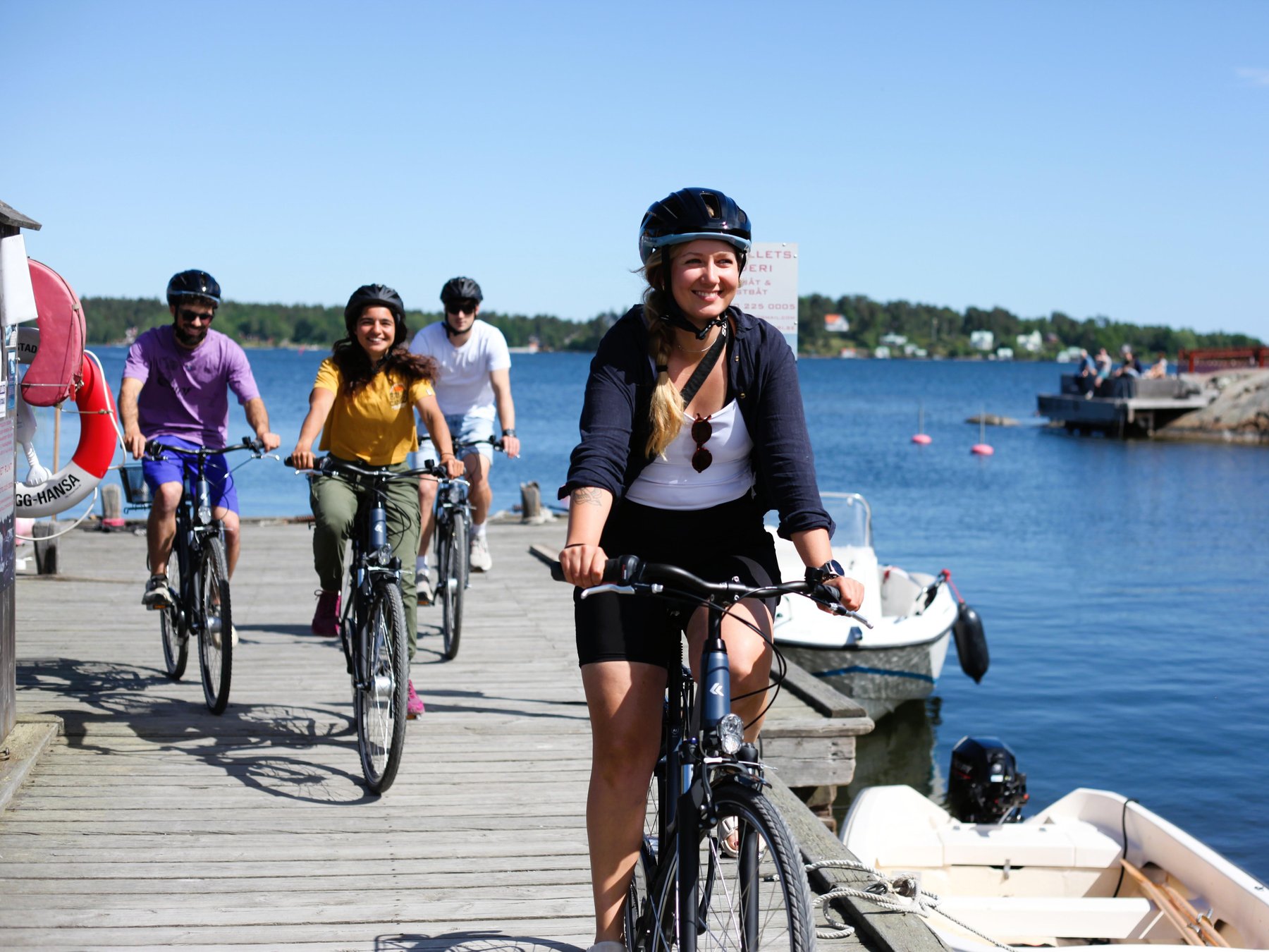 Vaxholm Geführte Fahrradtour mit schwedischer Fika