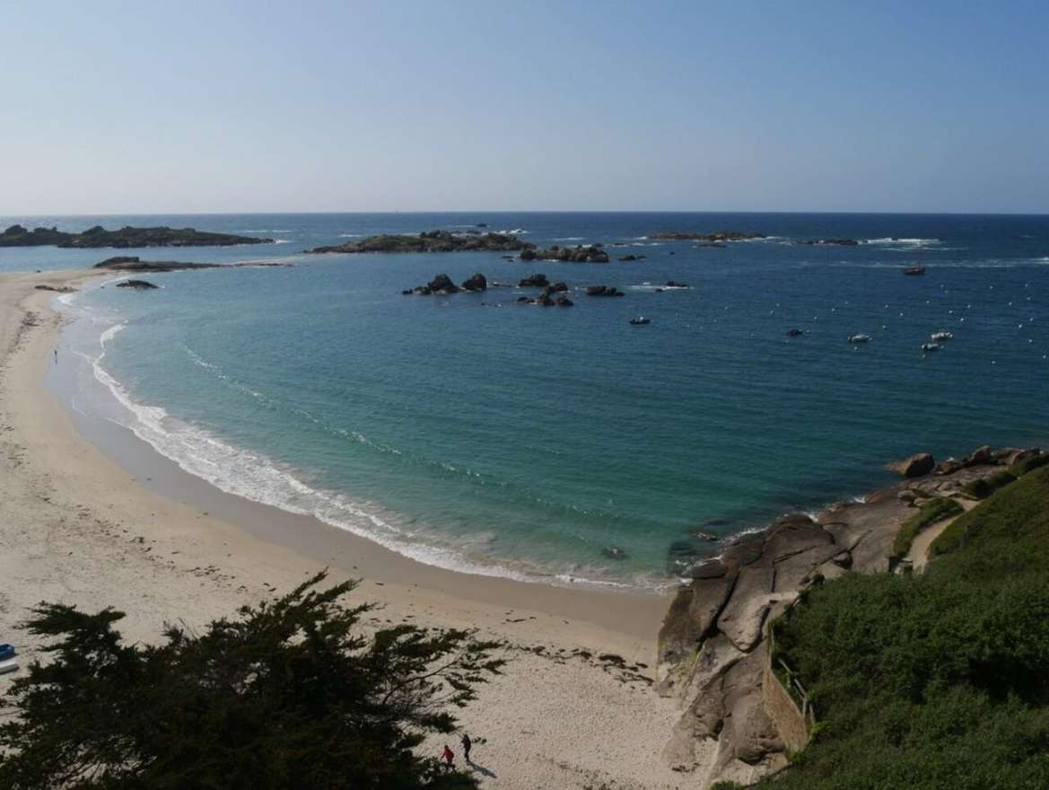 Trégastel: Balade Guidée à Vélo Électrique sur la Côte de Granit Rose