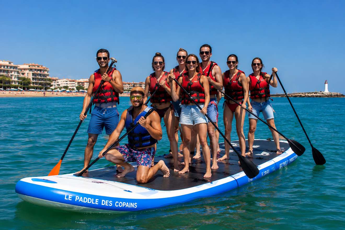 La Grande-Motte : location de paddle géant jusqu’à 8 personnes