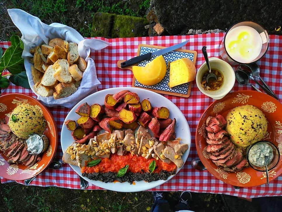 Local food and wine on Pico Island in the Azores