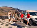 Group at Land Rover viewpoint