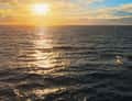 Sun reflecting on sea