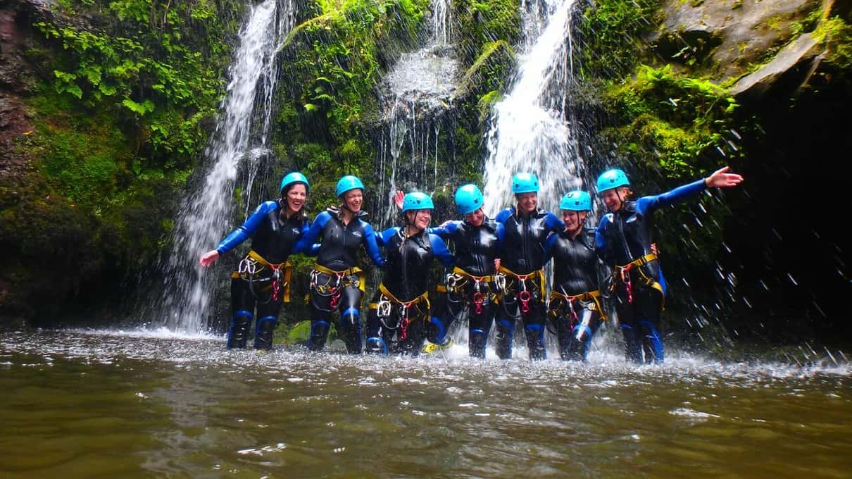 Ribeira dos Caldeiroes Canyoning Experience