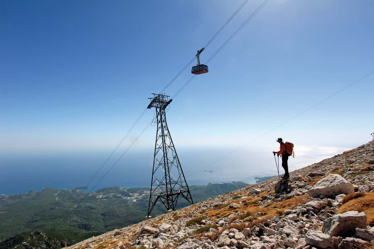 From Antalya or Kemer: Olympos Cable Car Ticket 2