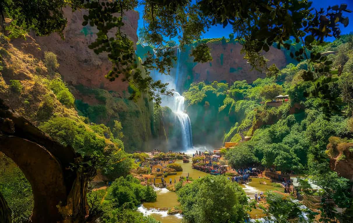 Marrakech: Ouzoud Waterfalls, Guided Hike, Lunch+ Boat Trip