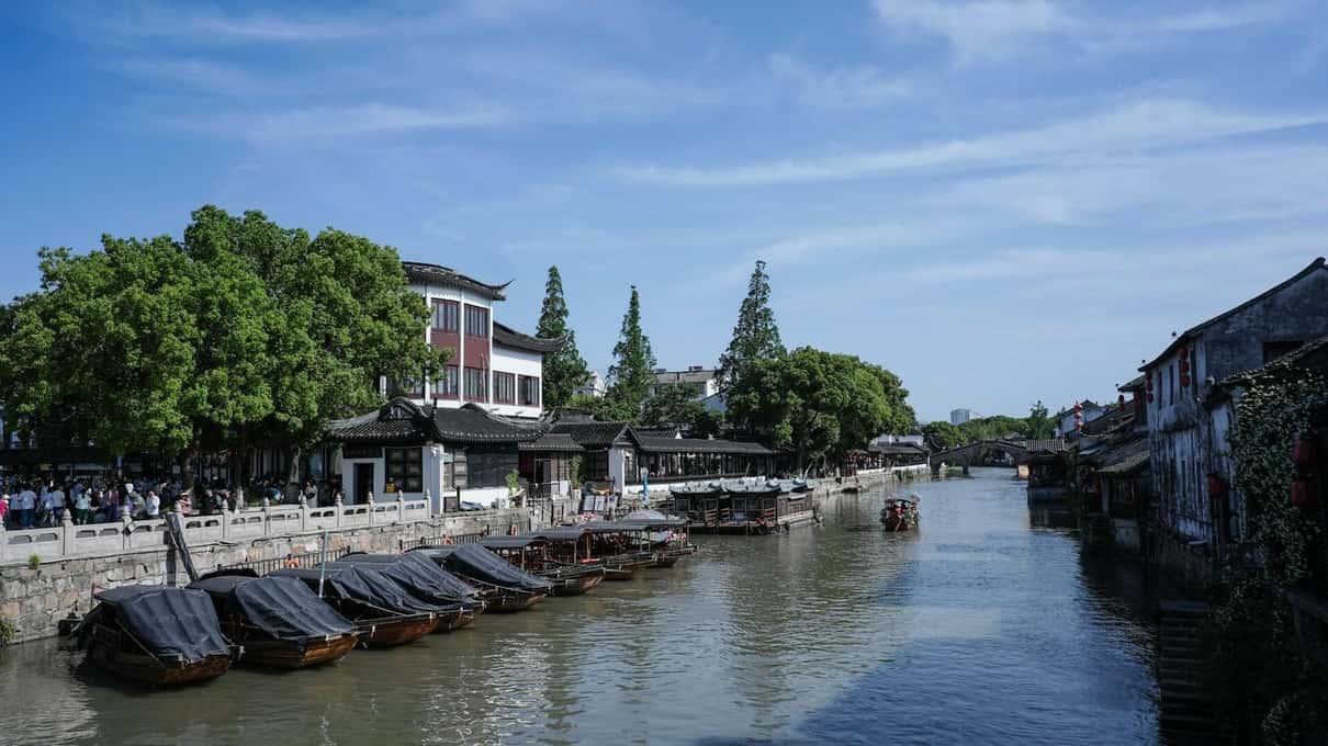 Anren ancient town historic streets and rural Sichuan
