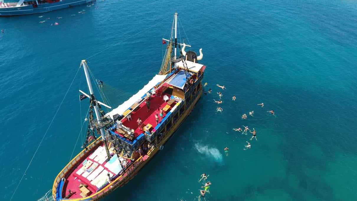 Bodrum Pirate Party Boat with Lunch & Swim Stops 2