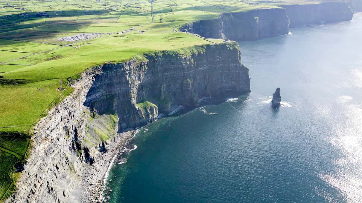 Atlantic Edge viewing point at the Cliffs of Moher in County Clare