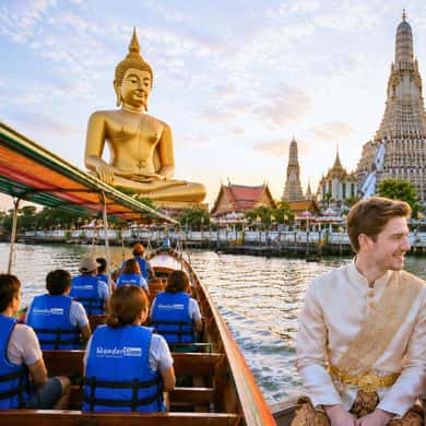 Thai Costume Experience at Wat Arun & Canal Tour — photo 2