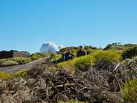 Observatory dome on Teide slope