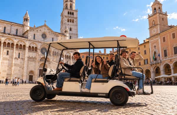 Modena in 90 minutes: private golf cart with pick-up and drop-off ...