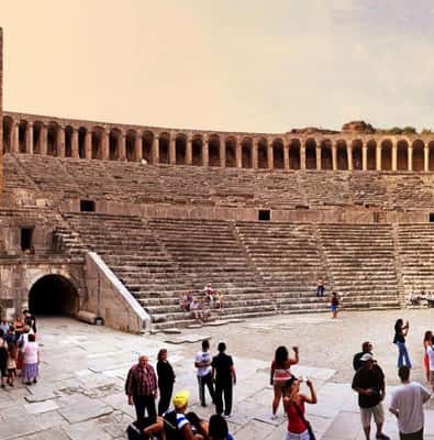 Antalya: Perge Aspendos Side Guided Tour with Waterfall