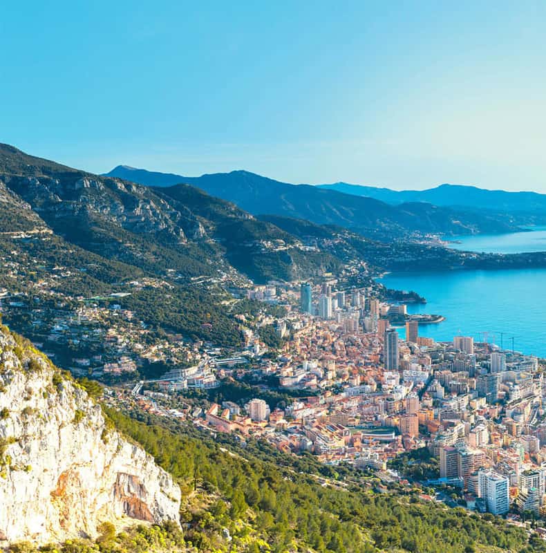10 Minute Panoramic Flight From Monaco T836494