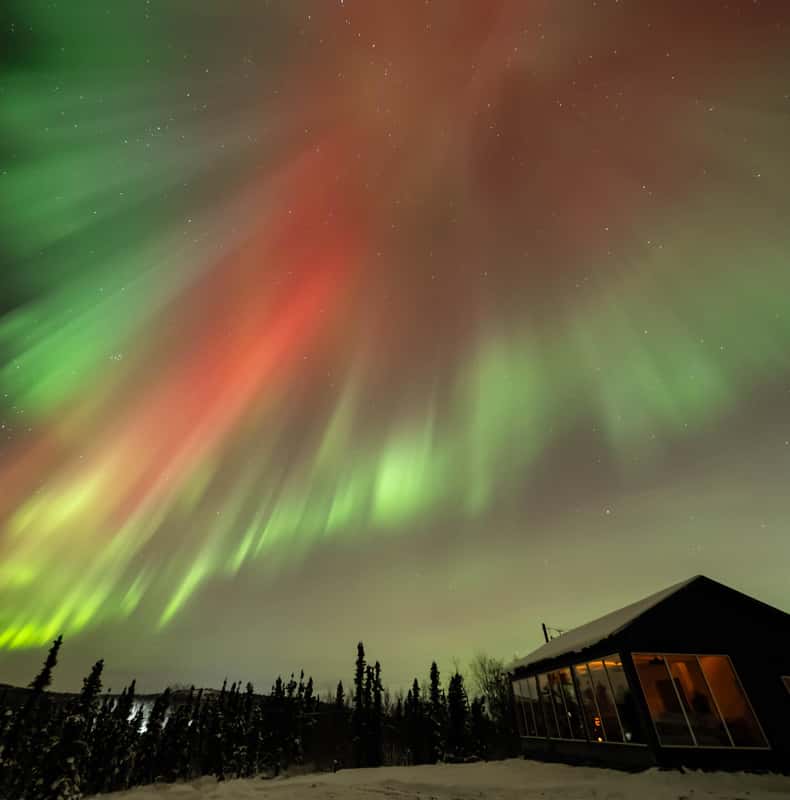 Fairbanks: Aurora Glass House Experience at Cleary Summit