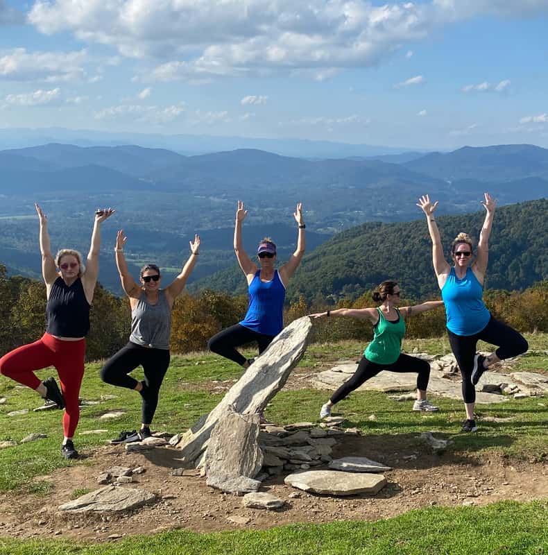 Asheville: Yoga on a Mountain Hike