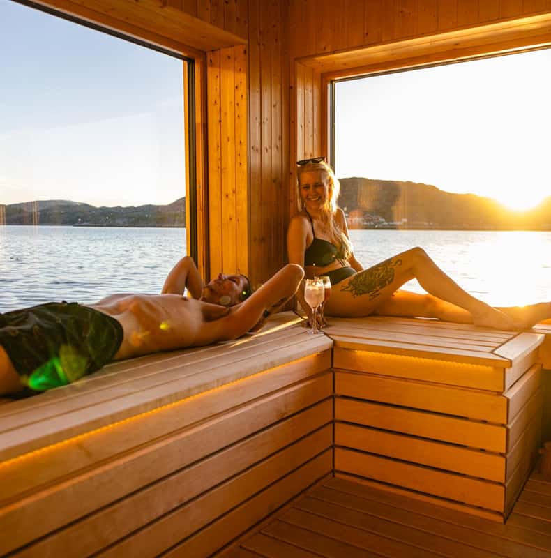 Bodø: Hot & Salty Sauna Village Entry Ticket