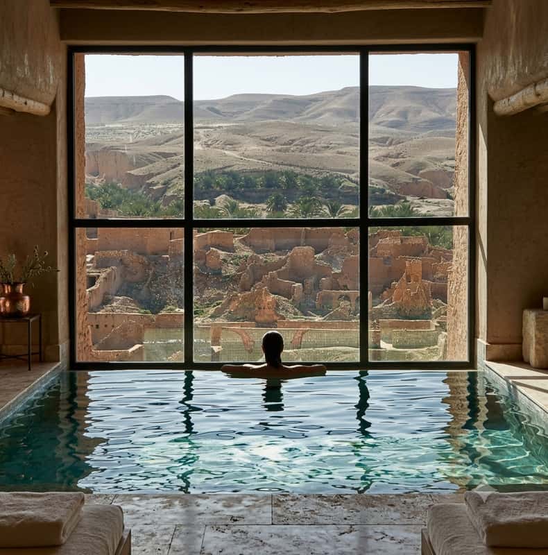 Tozeur: Mountain Oasis Getaway and Hammam Ritual