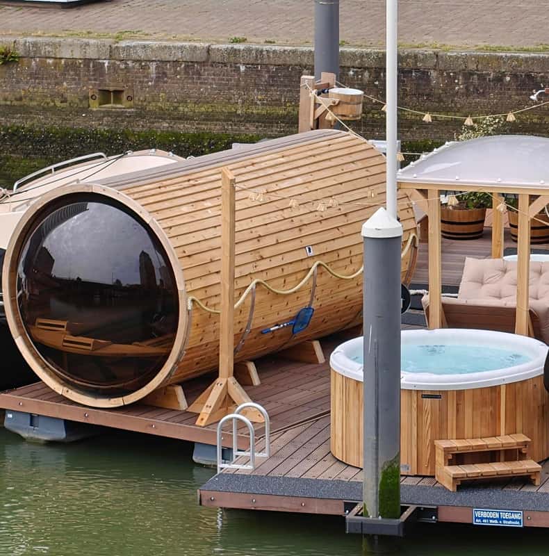 Rotterdam: Harbour Wellness Entry Ticket (Wijnhaven)
