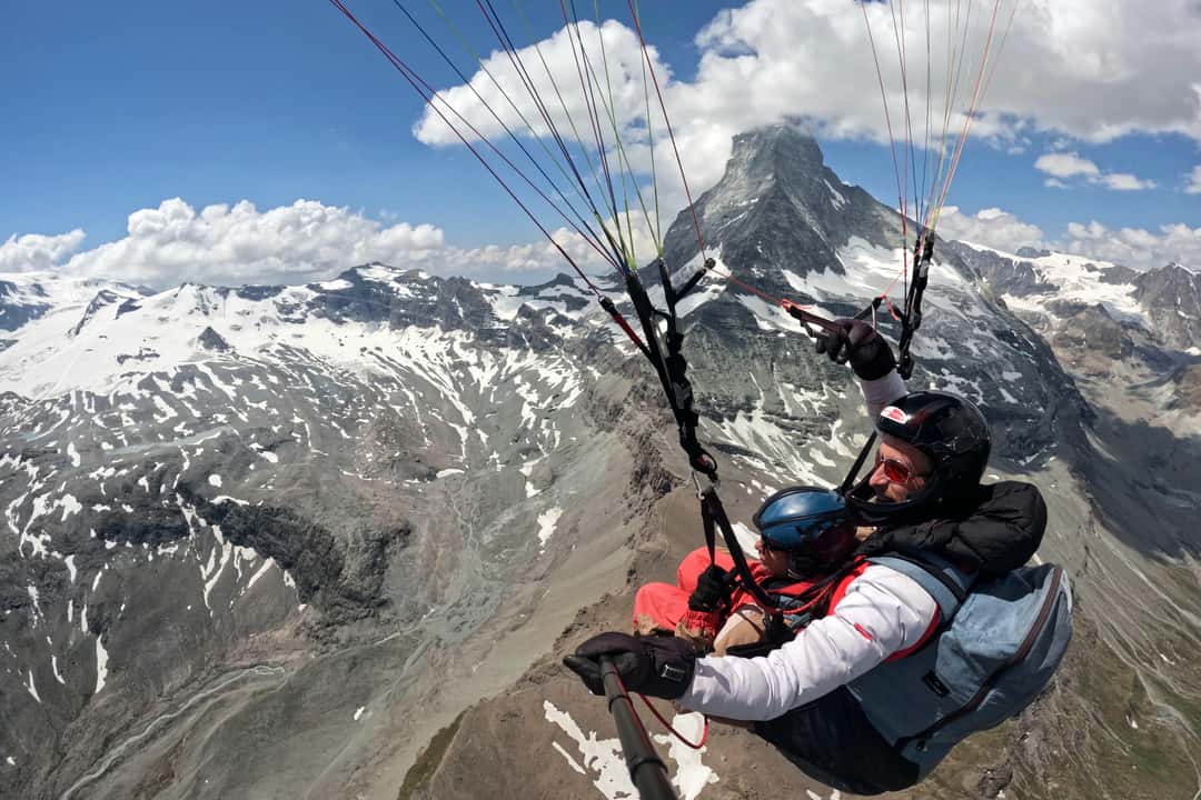 Tandemflyvning med udsigt til Matterhorn, billede 4