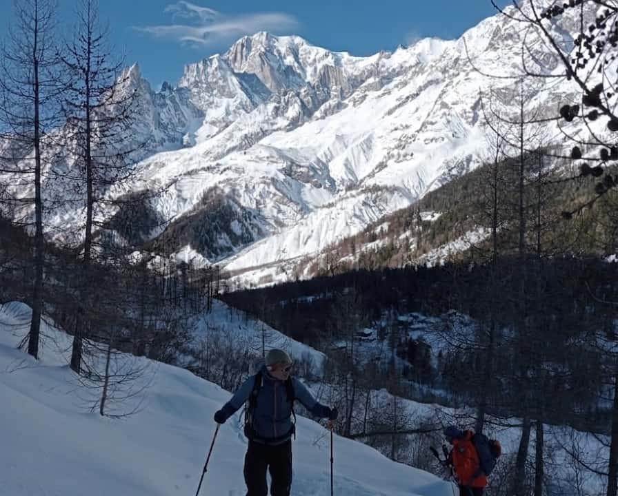 Guidet snesko-tur på Mont Blanc, billede 3