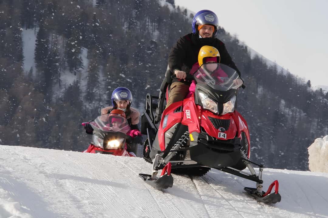 Snescooter på Livigno-søen, billede 4