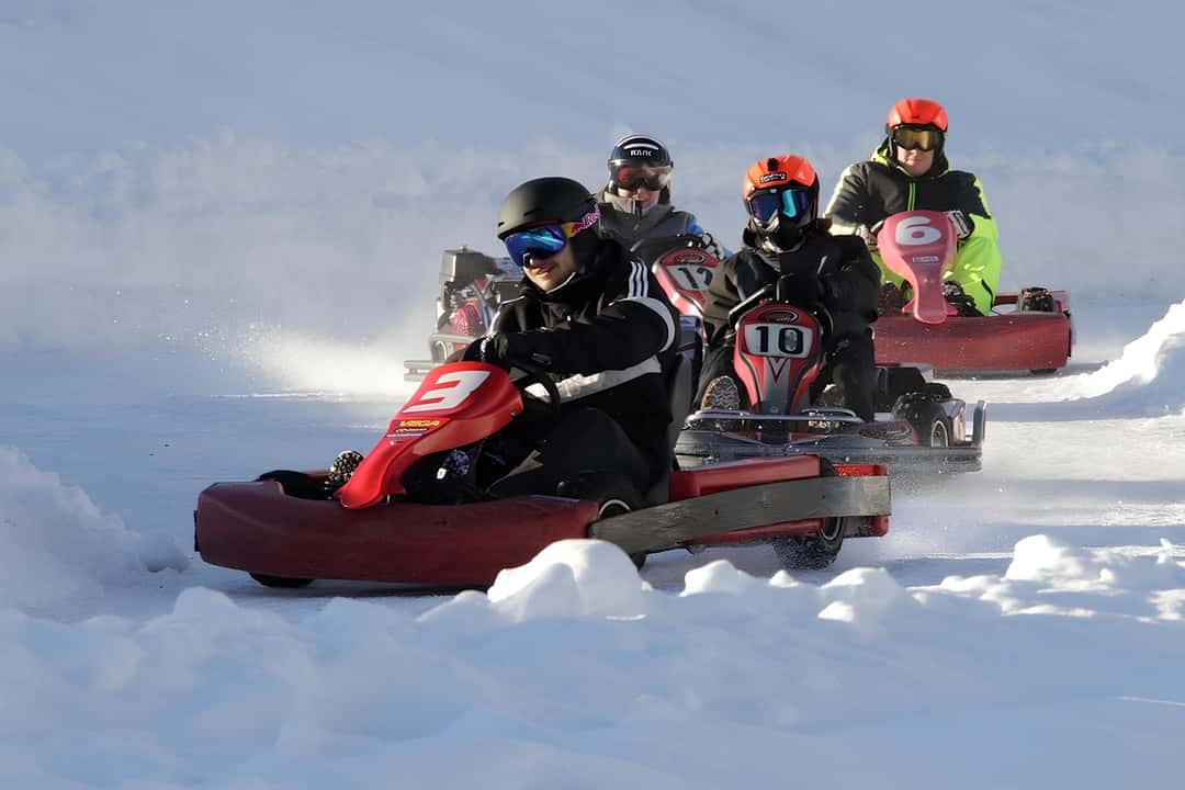 Iskarting på præpareret isbane