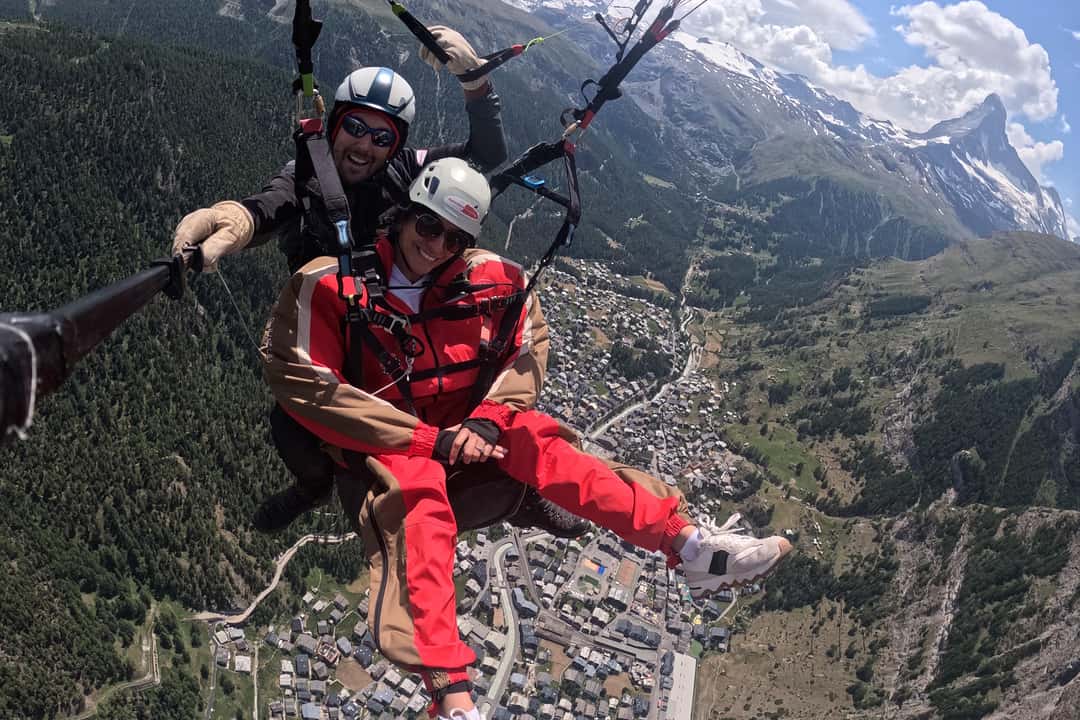 Tandemflyvning med udsigt til Matterhorn, billede 5