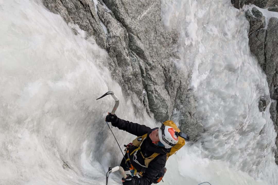 Isklättring på Mer de Glace