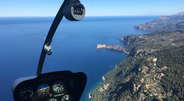 Hubschrauberrundflug über Mallorca