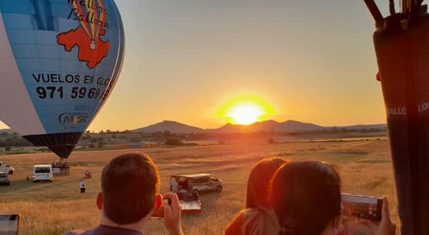 Heißluftballonfahrt über Mallorca