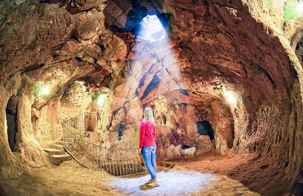 En Rotte Dagvullende gecombineerde dagtour door Cappadocië: rode en groene route ...
