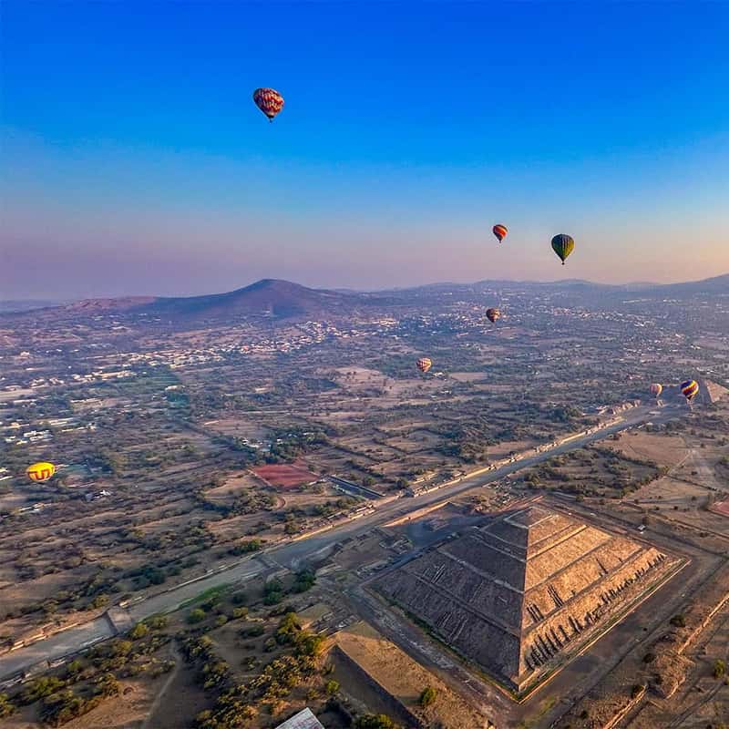 teotihuacan hot air balloon tour