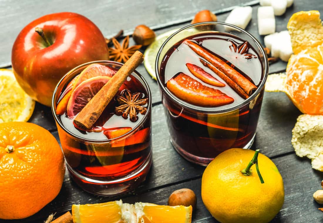 Mulled wine with orange and cinnamon — Colmar