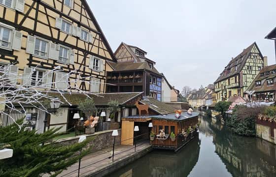 Petite Venise in Colmar on the guided Christmas markets walk