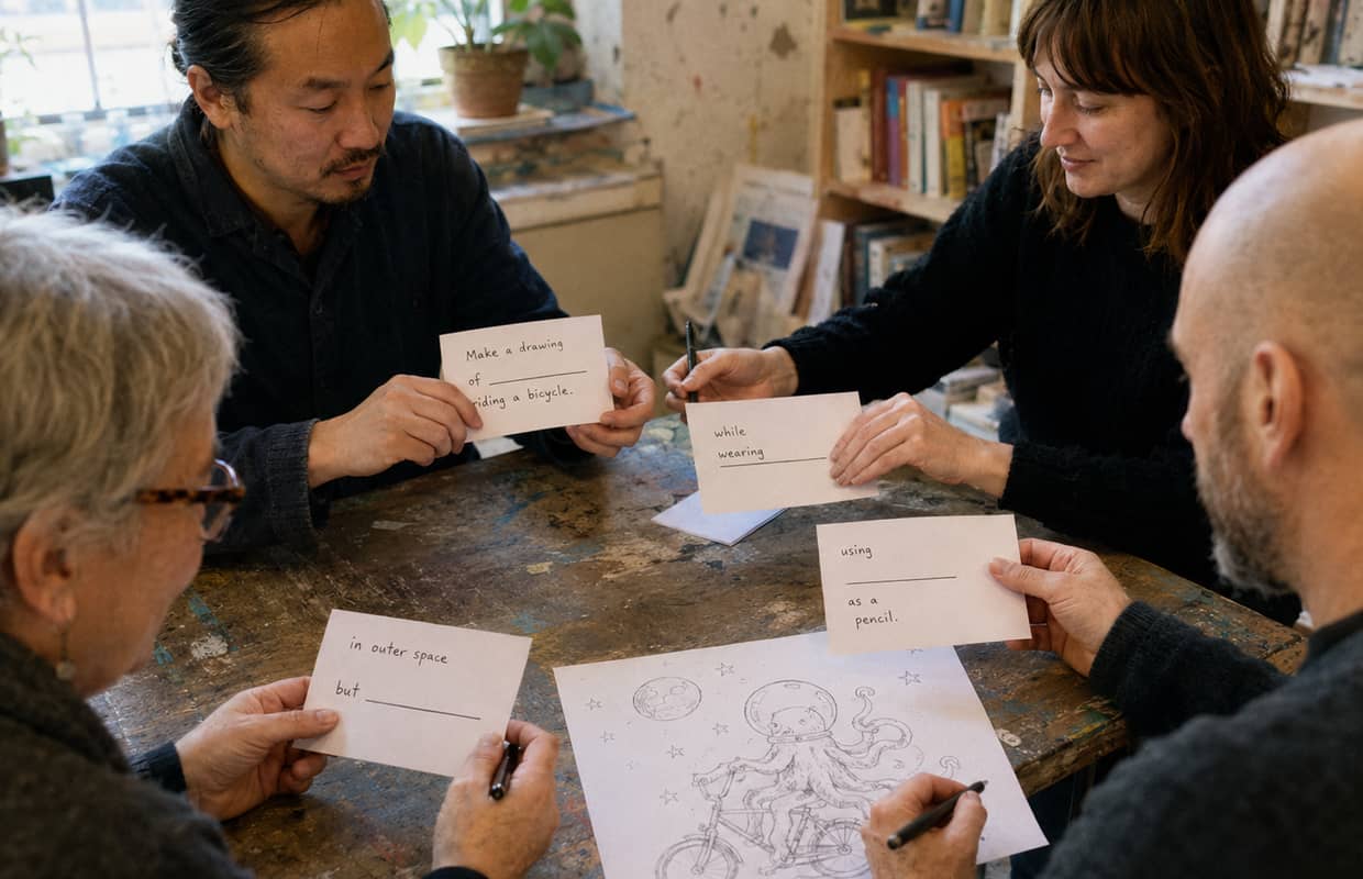 Words Become Art, a creative workshop in Berlin with artist maansi jain (photo 1 from the GetYourGuide listing)