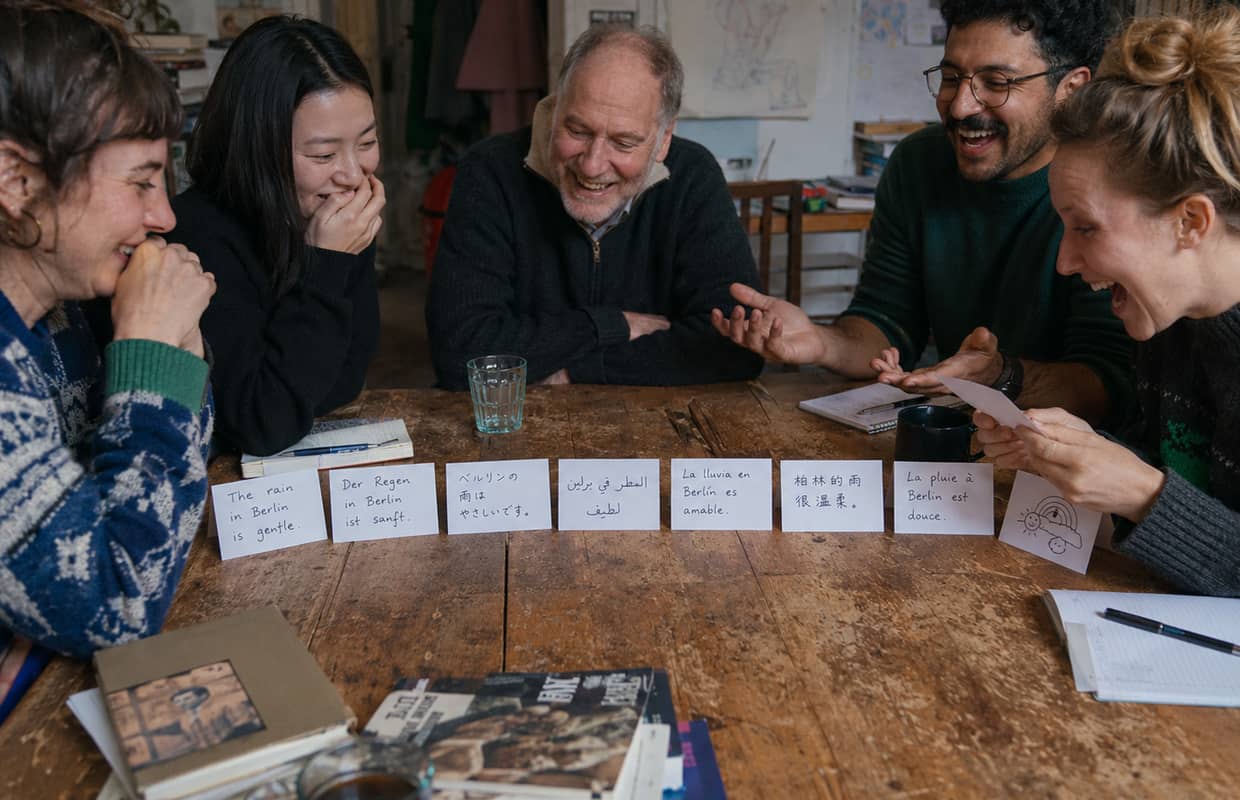Words Become Art, a creative workshop in Berlin with artist maansi jain (photo 2 from the GetYourGuide listing)