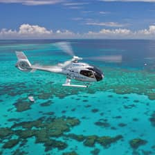 Agincourt platform + helicopter — Port Douglas
